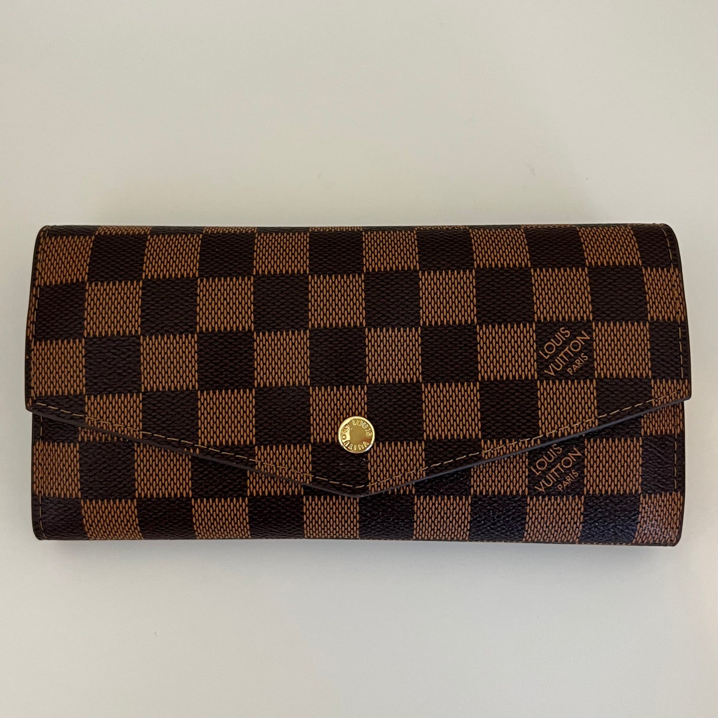 Brown Checker Wallet