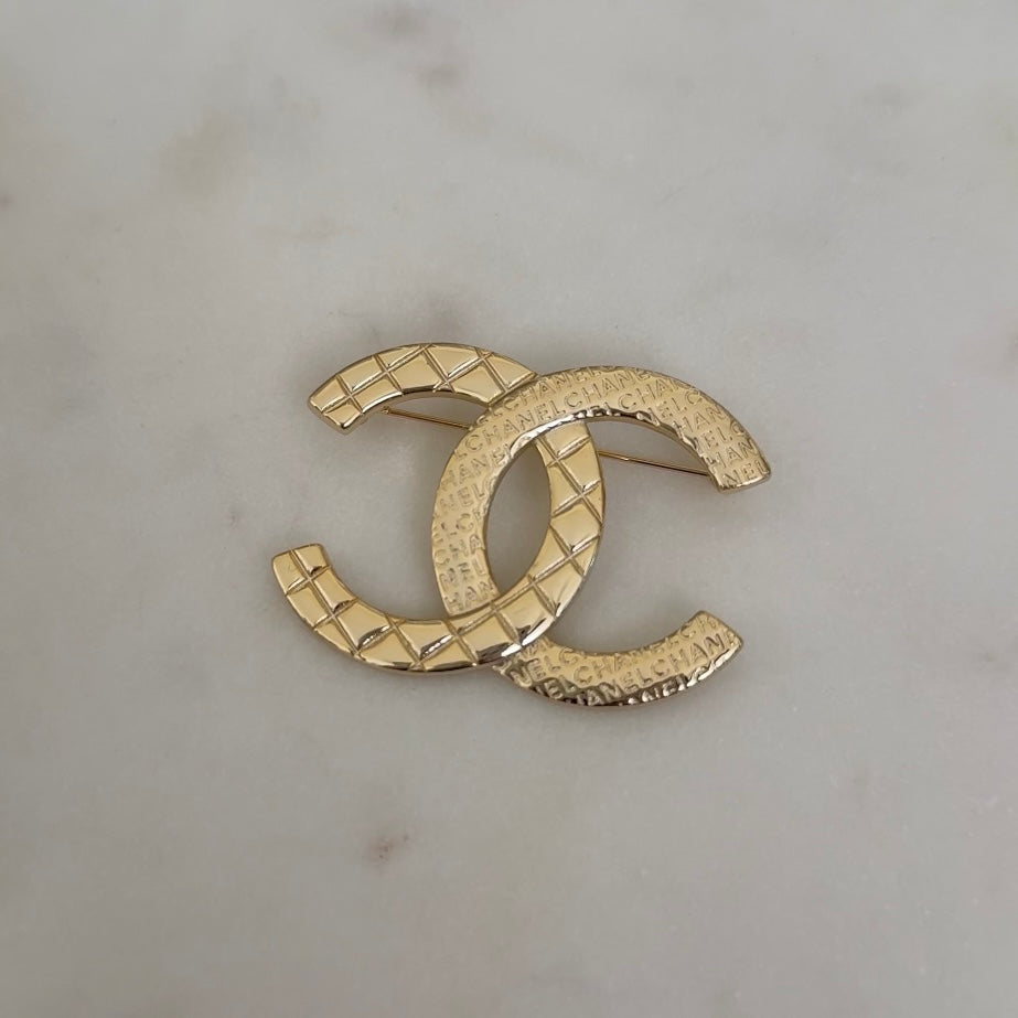 Chantel Golden Brooch