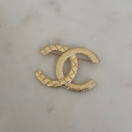 Chantel Golden Brooch