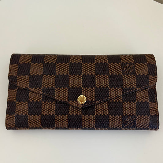 Brown Checkers Wallet