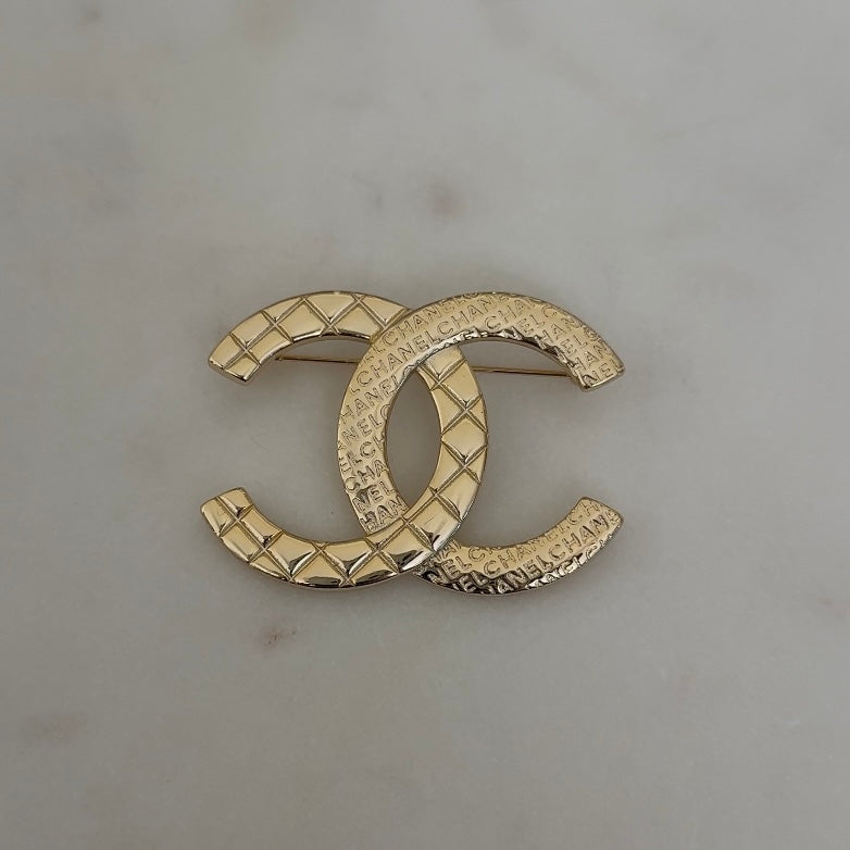 Chantel Golden Brooch