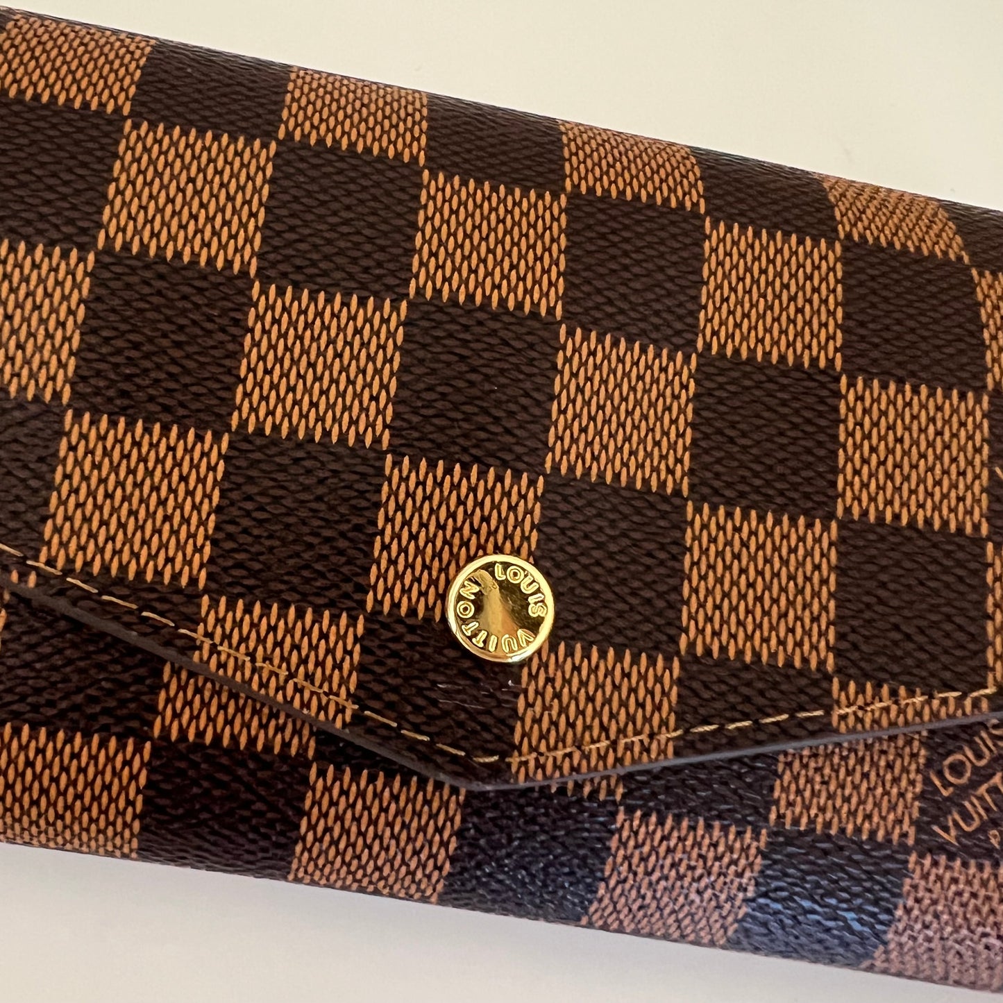 Brown Checker Wallet