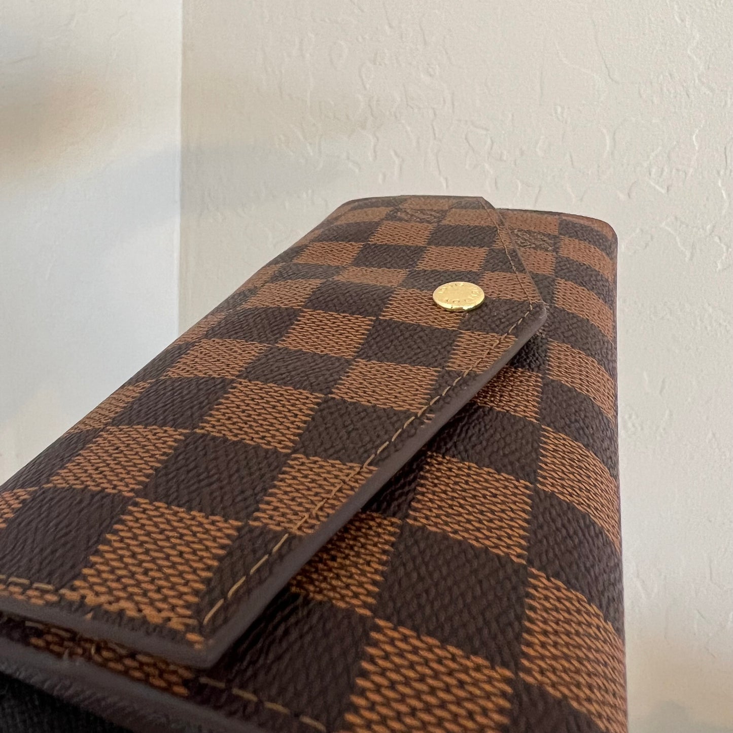 Brown Checker Wallet