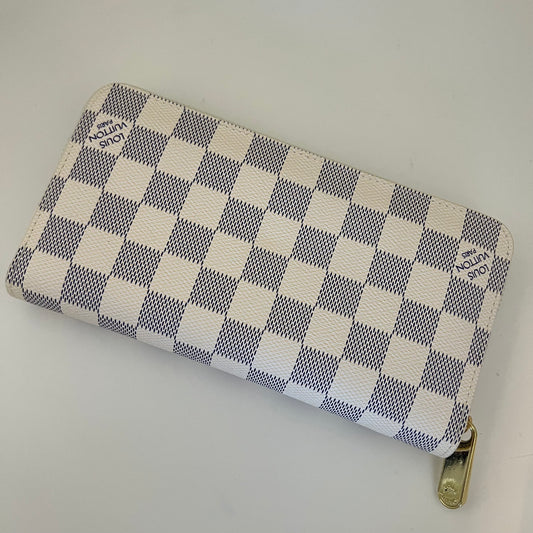 White Checkers Wallet